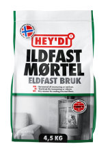 Hey'di Ildfast mørtel 4,5 kg